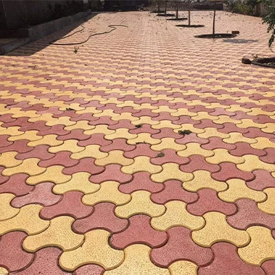 Paver blocks in different patterns